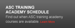 ASC Training Academy Schedule